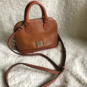 Dooney & Bourke Mini Domed Satchel in Caramel
